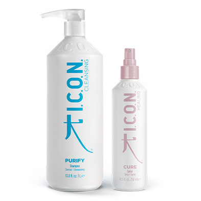 ICON Purify + Cure Spray. Limpieza profunda del cabello