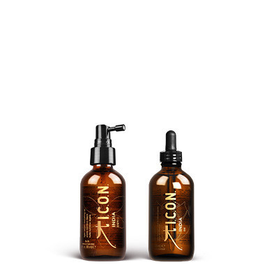 Aceites ICON INDIA. Cabello luminoso, hidratado y brillante