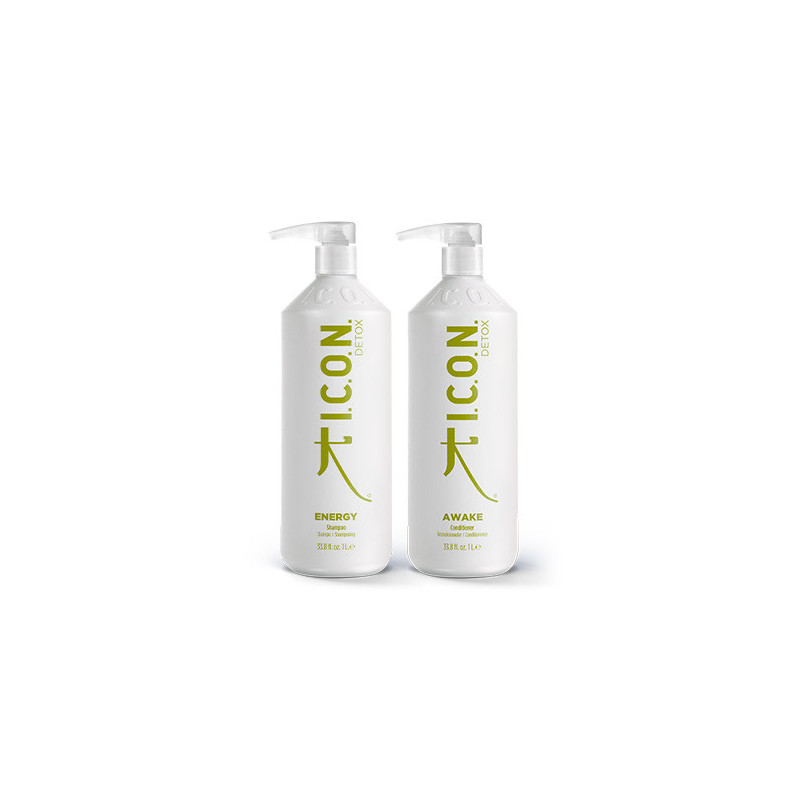 Elimina la grasa de tu pelo con Pack Detox Energy + Awake 1L