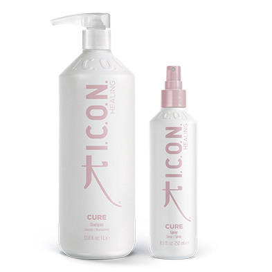 Pack ICON Cure: Champú y Spray Revitalizante para Cabello Fino
