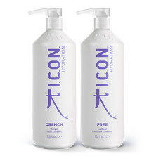 Pack ICON Hidratación: Champú y acondicionador para cabellos secos