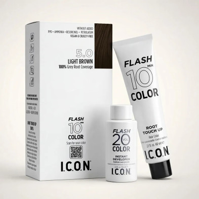 ICON Flash Color 5.0 Marrón Claro con oxidante