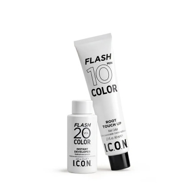 ICON Flash Color 5.24 Castaño con Developer
