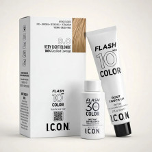 ICON Flash Color 9.0 Rubio Muy Claro + Developer