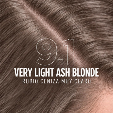 Kit ICON Flash Color 9.1 Rubio Ceniza Muy Claro con Developer