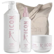 Pack CURE Champú 1L + Acondicionador + Spray