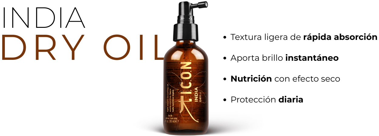Sprays y aceites protectores para el cabello.