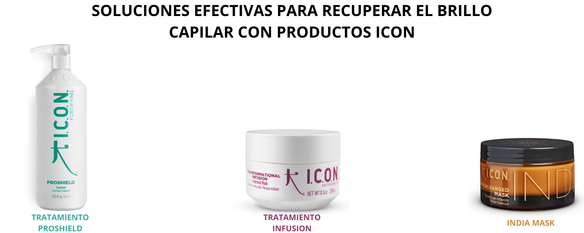 Fotografía de tratamientos ICON