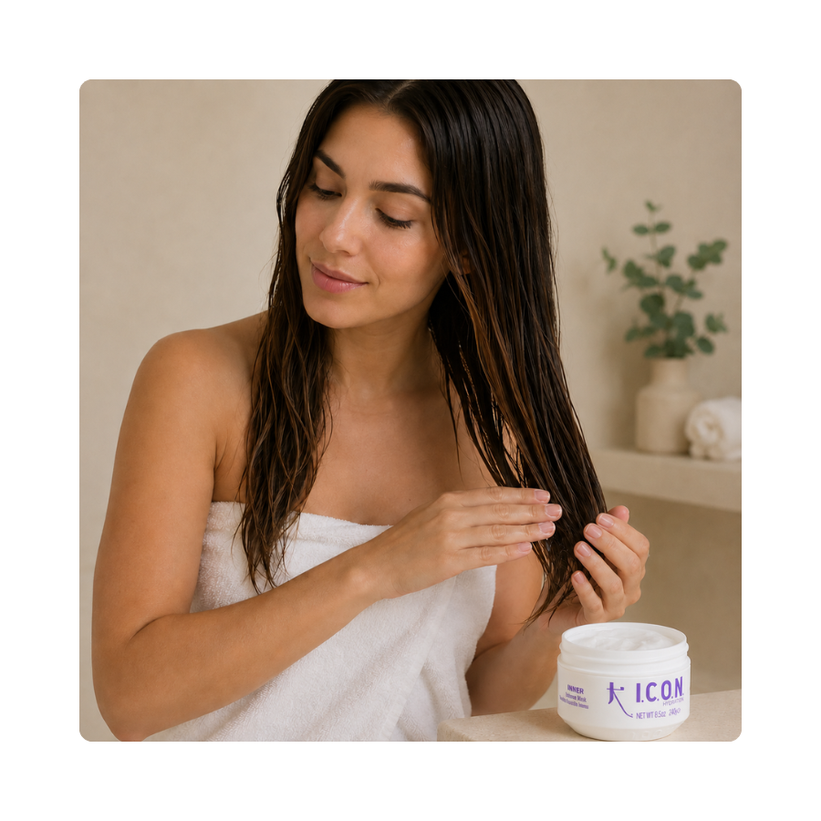 mascarilla reparadora ICON para pelo dañado por el sol