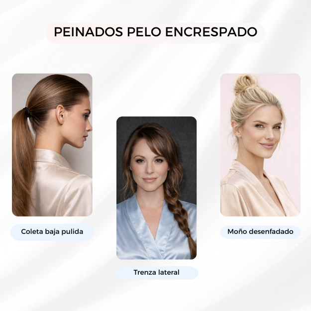 Peinados para pelo encrespado